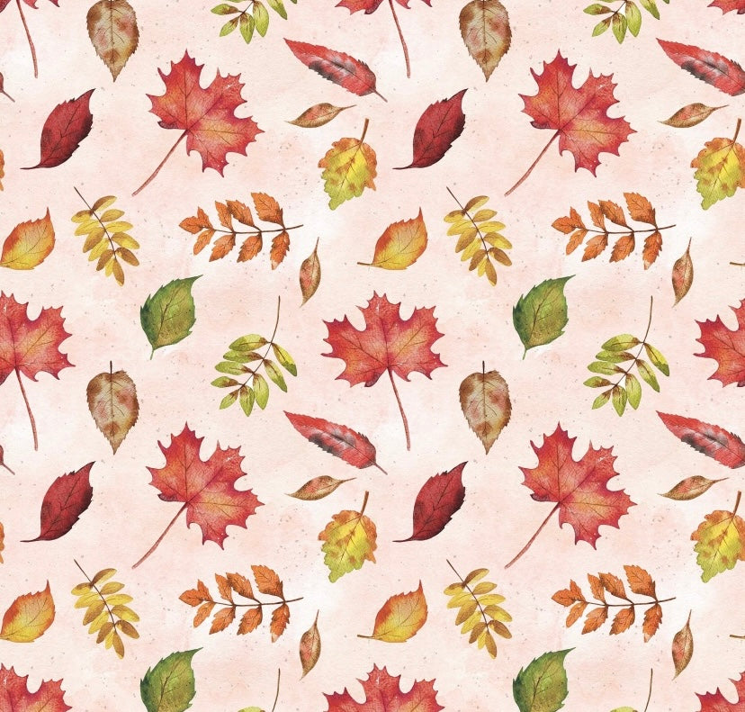 Gentle Cozy Seamless Pattern With Autumn Berries And Foliage
