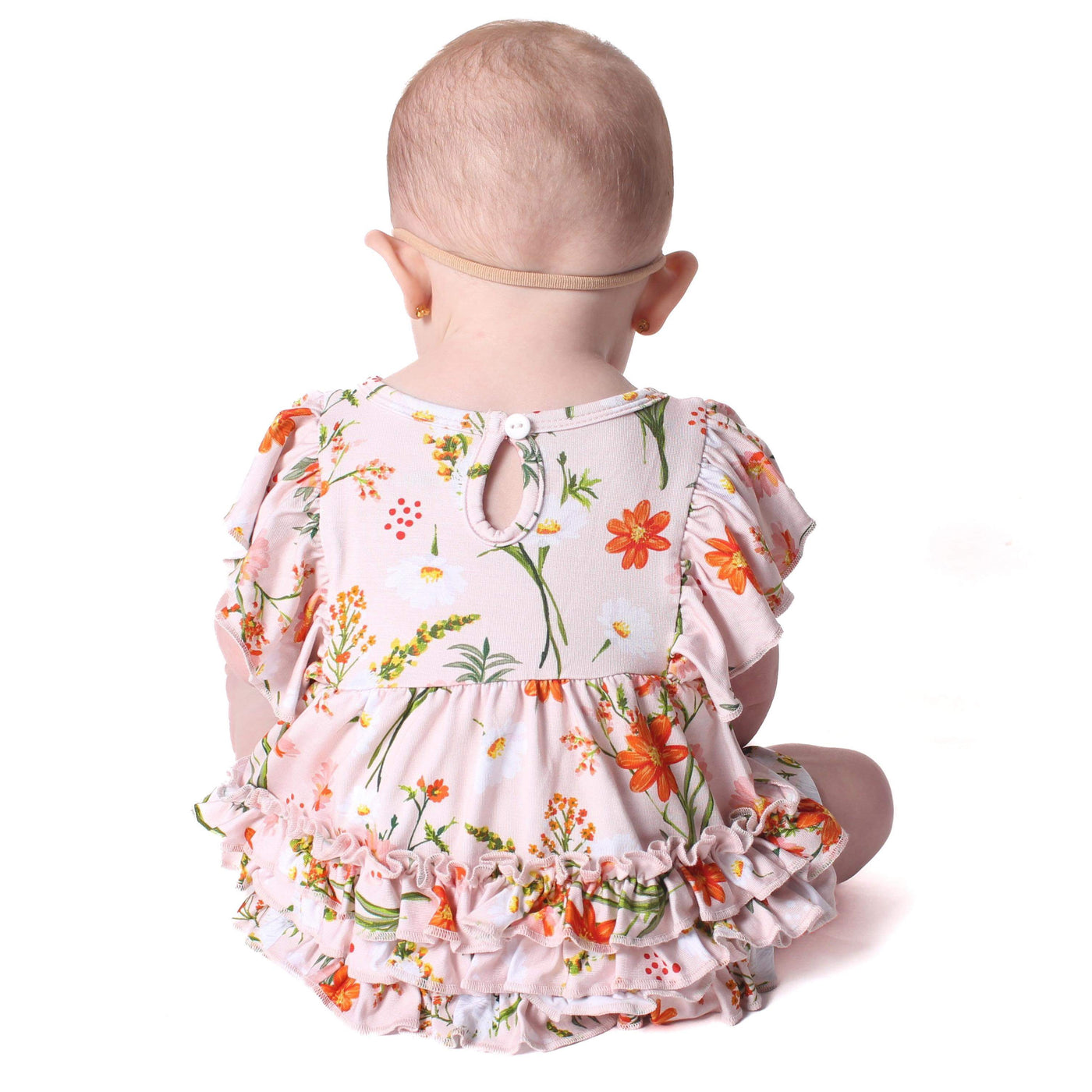 Flowers in bloom Bubble romper Bamboo viscose